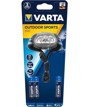 VARTA LED X4 Headlamp with 3x AAA Batteries - Red LED for Night Vision | Ideal for Jogging & Camping Waterproof & Durable Flashlight - Buy Online on SooperMarket.com