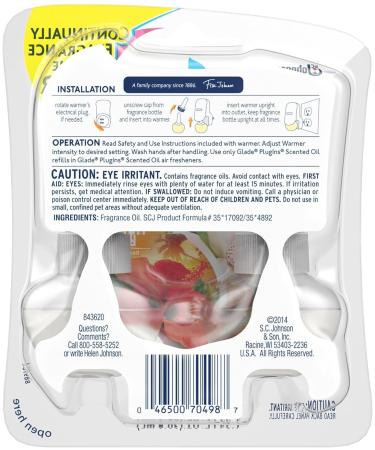 Buy Glade Plugins Scented Oil Refills - Fruits & Vanilla - 1.34 Fl Oz - International Shipping Available - Buy Online on SooperMarket.com