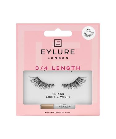Eylure Length False Eyelashes 009 Black 1 Pair Pack of 1 009 Black 1 Pair (Pack of 1)