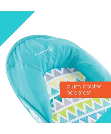 Summer Deluxe Baby Bather (Triangle Stripes) Bath Support for Use in the Sink or Bathtub Includes 3 Reclining Positions  1 Count (Pack of 1) - Buy Online on SooperMarket.com