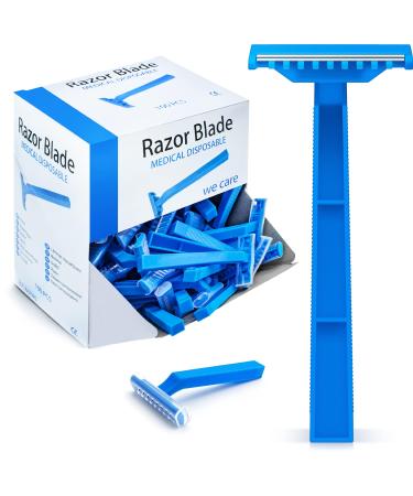 AIESI Disposable Razor 2 Blades Non-Sterile (Pack of 100)
