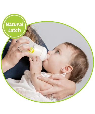 Avima Newborn Baby Bottle Starter Set - Anti-Colic Wide Neck Bottles with Slow and Medium Flow Nipples - 22 Piece Set - Buy Online on SooperMarket.com
