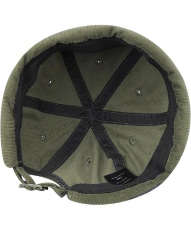 Clape Cotton Docker Cap for Men - Adjustable Seemanns Cap with Corduroy Brimless Design - Perfect Fishing Beanie - HBH01-Green - Buy Online on SooperMarket.com