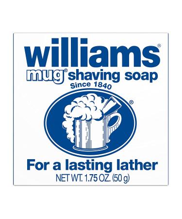 Williams Mug Shaving Soap 1.75 oz - Premium Men's Grooming Essential - Buy Online on SooperMarket.com