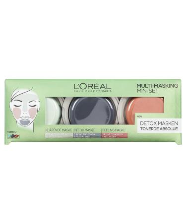 L'Or al Paris Tonerde Absolue Multi Masking Set - 3 Pack (3 x 30 ml) | Shop Luxury Skincare Internationally - Buy Online on SooperMarket.com