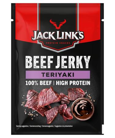 Jack Link's Beef Jerky 12 Pack - High-Protein Meat Snacks - Teriyaki & Sweet Hot - Ideal for On-The-Go & Office - 25g Each - Buy Online on SooperMarket.com