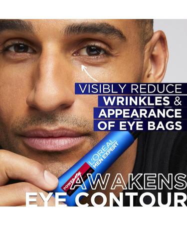 L'Or al Men Expert Hyaluronic Acid Eye Cream 15ml - Anti-Ageing Solution for Dry & Dull Skin - Buy Online on SooperMarket.com