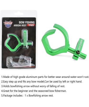 AMEYXGS Bowfishing Arrow Rest - Suitable for Compound and Recurve Bows - Left and Right Hand Hunting Accessory - Green - Buy Online on SooperMarket.com