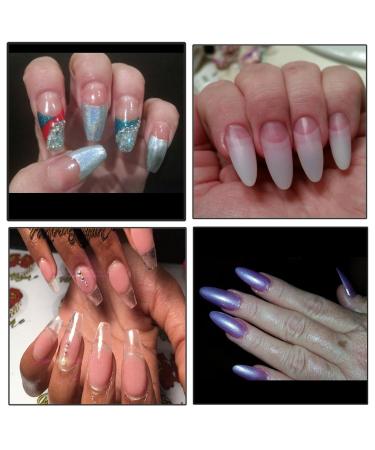 Yimart 500pcs French Acrylic Style False Nails Tips - White | Nail Art Tips With Box - Buy Online on SooperMarket.com