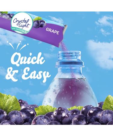 Crystal Light Sugar-Free Energy Grape On-The-Go Powdered Drink Mix 120 Count - Pack of 4 - Buy Online on SooperMarket.com