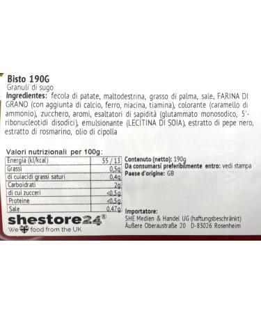 Bisto Sauce Granules 190G | Premium Gravy Mix - Imported from Shestore24 | Buy Online Now! - Buy Online on SooperMarket.com