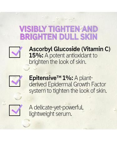 The INKEY List 15% Vitamin C + EGF Serum - Illuminate & Regenerate Dull Skin - 1.0 fl oz - Buy Online on SooperMarket.com