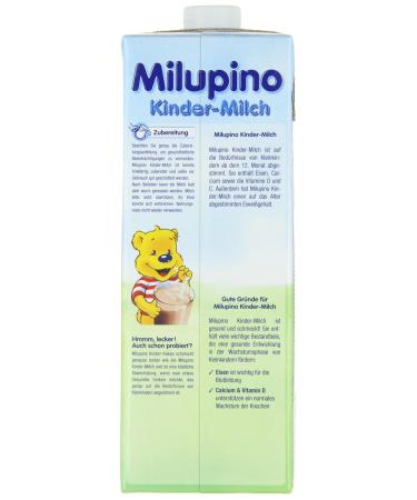 Buy Milupa Milupino Children's Milk 12 Months - Ready to Drink Pack of 12 (12 x 1L) - International Shipping - Buy Online on SooperMarket.com