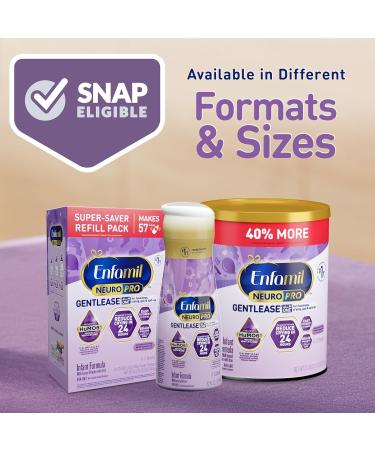 Enfamil NeuroPro Gentlease Baby Formula - 19.5 Oz | Calm & Nourish Delicate Tummies - Buy Online on SooperMarket.com