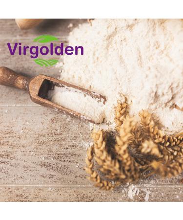 Vital Wheat Gluten Flour 1kg by Virgolden - Protein Source High Fiber Vegetarian & Vegan-Friendly Keto Seitan Non GMO - Buy Online on SooperMarket.com