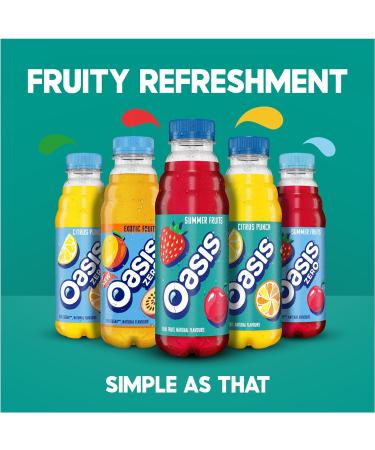 Oasis Exotic Fruits Zero 12 x 500ml - Buy Online on SooperMarket.com