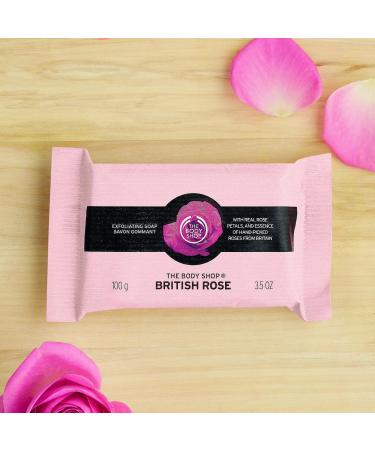 Buy The Body Shop British Rose Exfoliating Soap - 12 Pack (3.5 oz) | International Shipping Available - Buy Online on SooperMarket.com