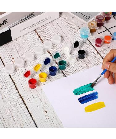 150 Strips 900 Pots Empty Paint Strips Paint Cup Pots Mini Strips Clear Plastic Storage Containers with Lids Art Painting Craft Supplies for Classrooms Schools Paintings Art Festivals (3 ml) - Buy Online on SooperMarket.com
