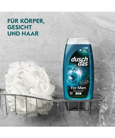 Duschdas 3-in-1 Shower Gel & Shampoo for Men - Fresh-Energy Fragrance | 6 x 225ml Pack | Refreshing Daily Shower Experience - Buy Online on SooperMarket.com