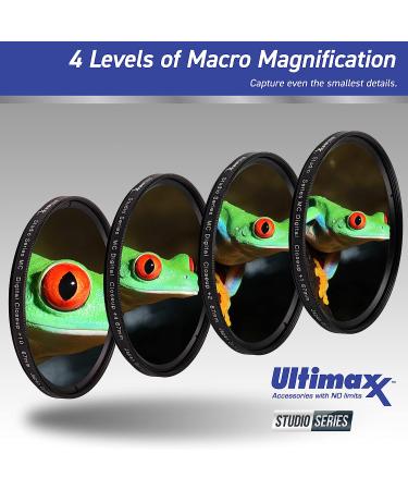 Ultimaxx 55MM Lens Filter Kit with 2.2X Telephoto, Wide Angle, Macro Lenses - Compatible with Nikon D3400 D3500 D5500 D5600 Camera & AF-P DX 18-55mm Lens - Buy Online on SooperMarket.com