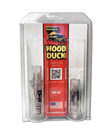 Haydel's Game Calls Inc. WP-05 Wood Duck Call Pack, Includes The W-81 (Squealer) and WW-90 (Whine) Calls.