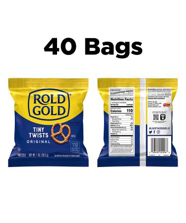 Rold Gold Tiny Twists Pretzels 1 oz (Pack of 40) - Bulk Snack Pack - Buy Online on SooperMarket.com