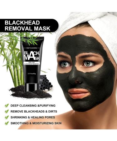 Blackhead Remover Mask | Charcoal Peel Off Facial Mask - Deep Cleansing & Pore Purifying for All Skin Types | 60g - Buy Online on SooperMarket.com