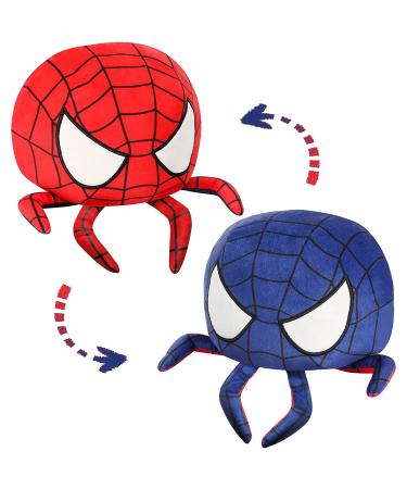 FASTEXX Spiderman Plush Toys Reversible Octopus Plush Boys toys for all ages Marvel Gifts Super Hero Spiderman and Batman are kid's Favourite toys best Gift for all Kids on any Occasion (Spider)