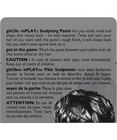 Got2B Styling InPLAY - Sculpt Paste for Hair 57g (Schwarzkopf) - Buy Online on SooperMarket.com