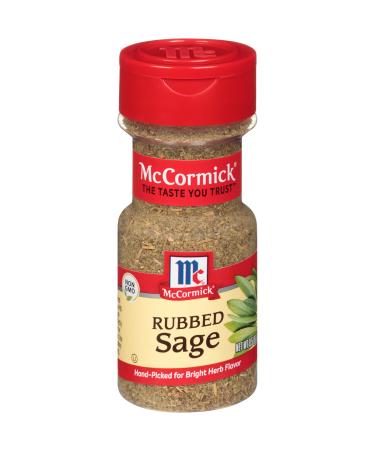 McCormick Rubbed Sage, 0.5 oz
