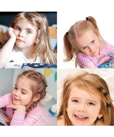 Ikadiya 36 Mini Hair Clips - 1cm Non-Slip Claw Clips for All Ages | Stylish Brown Jaw Clips for Design & Everyday Use - Buy Online on SooperMarket.com
