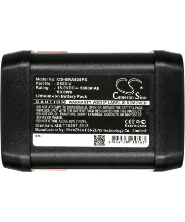 Buy 5000mAh Replacement Battery for ErgoCut 8878 & AccuJet 9333-20 | International Shipping Available - Buy Online on SooperMarket.com