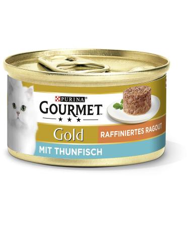 Gourmet Gold Refined Ragout wet cat food with tuna 12-pack (12 x 85g)