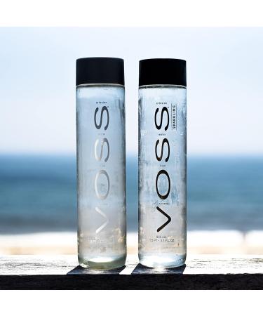 Voss Artesian Sparkling Glacier Water 0.8L - Premium Glass Bottled Water for International Shipping - Buy Online on SooperMarket.com