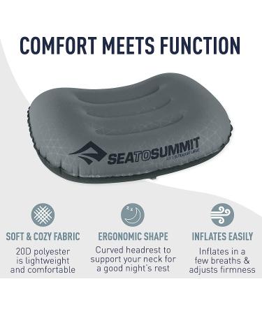 Sea to Summit Aeros Ultralight Inflatable Camping and Travel Pillow - Aqua Regular (14.2 x 10.2) - Buy Online on SooperMarket.com