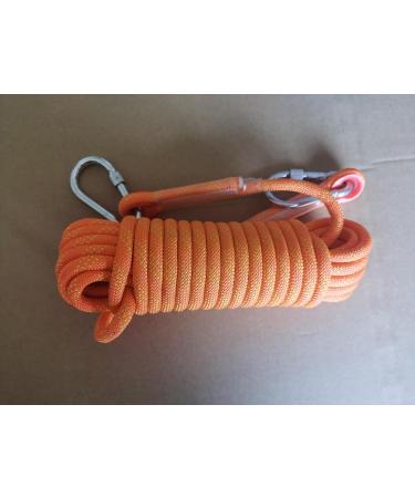 Airui 10mm Outdoor Climbing Rope - 10m Safety Braid Nylon Escape Rescue Rope in Orange - Buy Online on SooperMarket.com