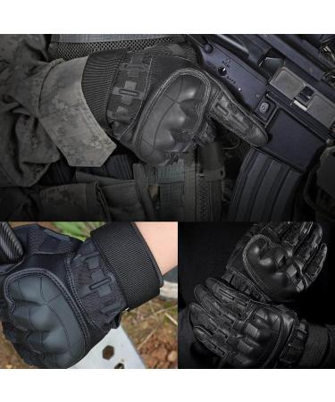TBusingoto Tactical Gloves for Men - Touchscreen Motorcycle & Outdoor Gloves for Airsoft Paintball Hunting Climbing - Black - Buy Online on SooperMarket.com