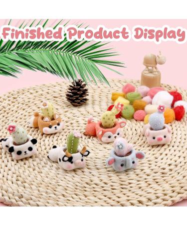 Needle Felting Starter Kit with Basic Felt Tools - DIY Crafts (Cows) - Buy Online on SooperMarket.com