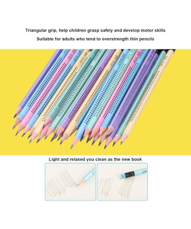 Joyzan HB Bleing Pencil Set - 30 Multi-Color Slipproof Wood Sketch Pencils for Kids | International Shipping Available - Buy Online on SooperMarket.com