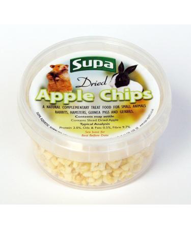 Supa Small Animal Apple Chips 225 ml Pack of 3 | Made From Human Grade Food Material | Excellent Treat For Your Pet - Buy Online on SooperMarket.com