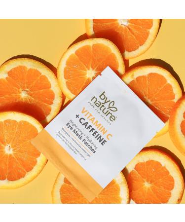 By Nature Vitamin C + Caffeine Under Eye Mask Patches - Brightening & Hydrating - 5 Pairs - Buy Online on SooperMarket.com