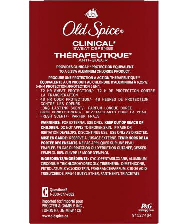 Old Spice Clinical Sweat Defense Anti-Perspirant Deodorant for Men 72 Hour Stronger Swagger 48 g Stronger Swagger-48g - Buy Online on SooperMarket.com