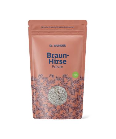 Dr.Wunder Braunhirsemehl 400g: Extra-Eine powder made of bio-brown deer ||rich in silicon & silica ||Finest organic quality from Austria
