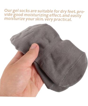 Gogogmee 1 Pair Gel Socks Cracked Spa Socks Hard Skin Repair Socks Womens Socks & Hosiery Gel Care Socks Dry Cracked Socks Gel Foot Covers Moisturizing Socks Spa Soften Socks Vegetable Gel - Buy Online on SooperMarket.com
