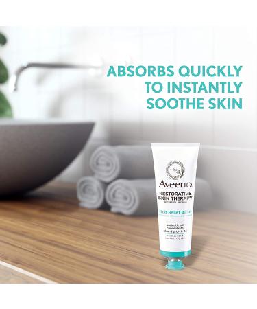 Aveeno Restorative Skin Therapy Itch Relief Balm 4 oz - Soothing Moisturizer for Dry, Itchy Skin - Buy Online on SooperMarket.com
