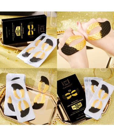 ICANdOIT 24K Gold Eye Mask for Dark Circles & Puffiness - 7 Pairs, Anti-Aging Eye Patches with Hyaluronic Acid & Collagen, Suitable for All Skin Types - Best Gift Idea for Women & Men - Buy Online on SooperMarket.com