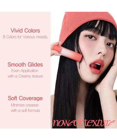 Espoir Lipstick #5 Rosy Fuzzy - Long-Lasting Matte Color | Airy Velvet Texture | Cruelty-Free Korean Lip Makeup | 0.1oz - Buy Online on SooperMarket.com