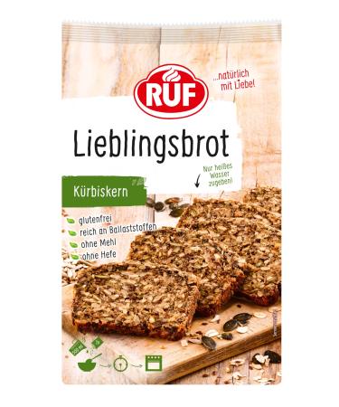 Call Favorite bread pumpkin seeds bread-baking mix bread mix bread dough mix for bread as from the baker gluten-free without flour and yeast 1 x 600g 600 g (1-pack)