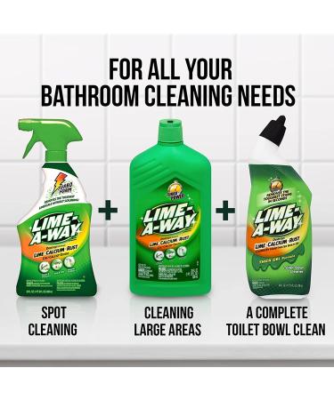 Lime-A-Way Toilet Bowl Cleaner Liquid 16 oz - Pack of 2 | Powerful Lime Scale Remover - Buy Online on SooperMarket.com