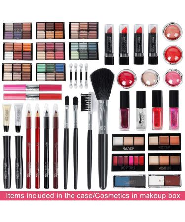 FantasyDay All-in-one Makeup Set Gift Surprise | Full Makeup Kit for Women Multipurpose Essential Starter Bundle Include Eyeshadow Palette Lipstick Blush Concealer Face Powder Eyeliner Mascara Brush - Buy Online on SooperMarket.com